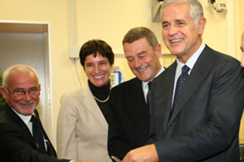 Maria Cristina Messa durante un’inaugurazione