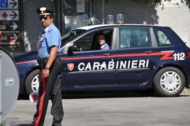 Sono intervenuti  i carabinieri di Agrate