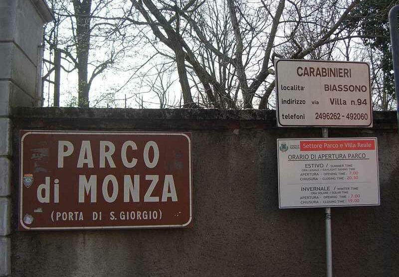 Il parco di Monza