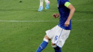 Calcio, Luca Caldirola con la fascia di capitano