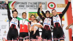 Ciclismo il team Be Pink di Monza