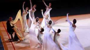 Desio, l'esibizione dell'Italia della ritmica