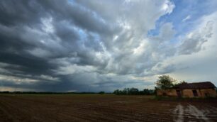 Cielo variabile sul Vimercatese nella foto del lettore Matteo Baldon