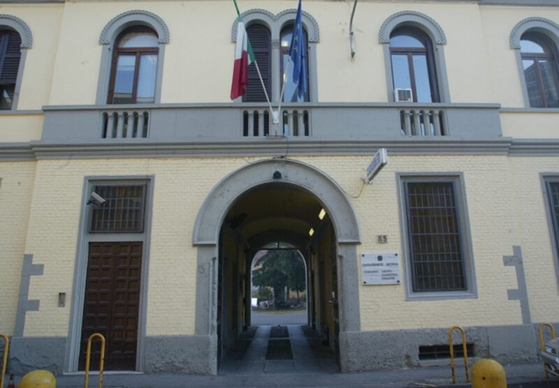 La caserma dei carabinieri di Monza