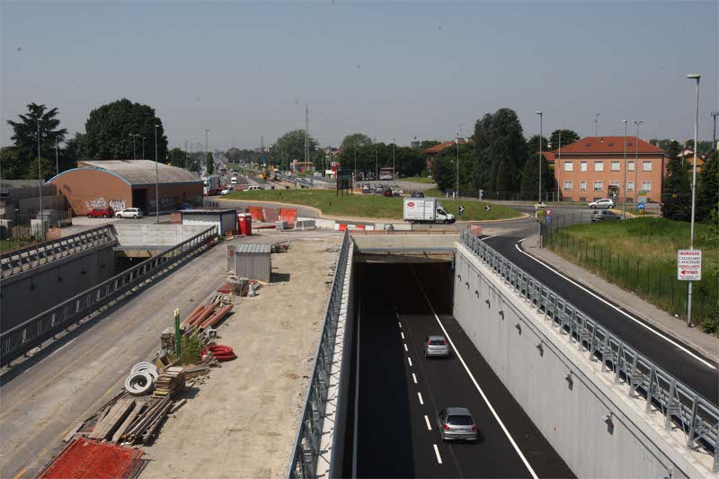 Il tunnel di viale delle Industrie