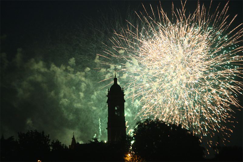 Fuochi d’artificio di San Giovanni a Monza