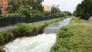 Il canale Villoresi a Monza