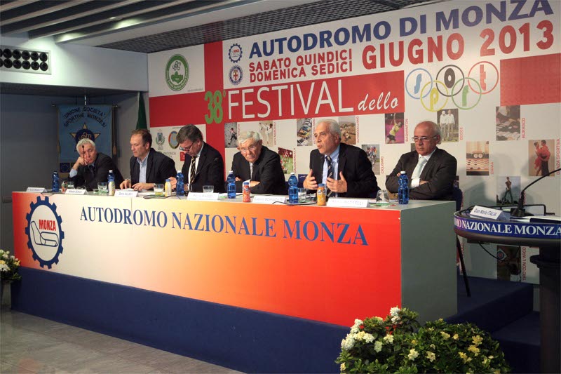 Monza, la presentazione del festival dello sport in autodromo