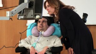 Stefano Borgonovo con la moglie