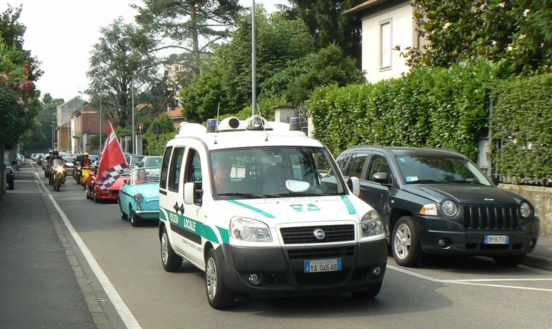 La pattuglia dei vigili di Vedano