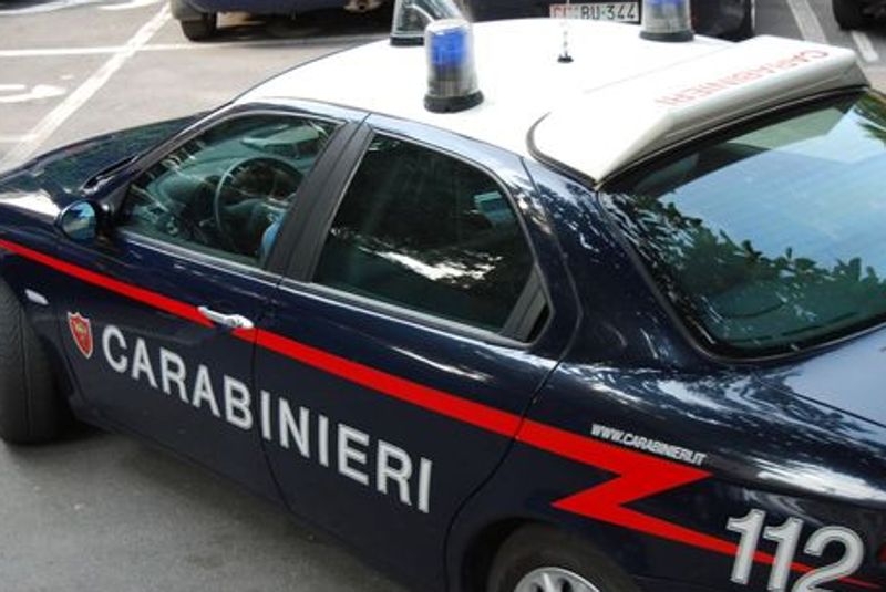 I carabinieri giunti sul posto