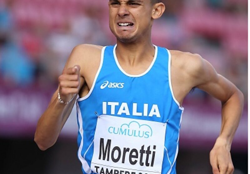 Atletica, il caratese Mattia Moretti a Tampere 2013 (foto Fidal)