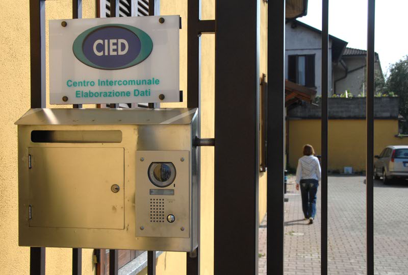 La sede del Cied di Vimercate