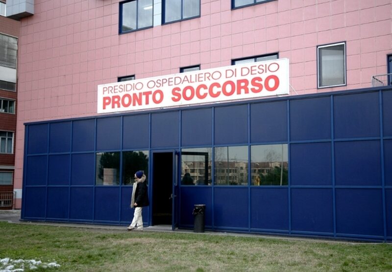 Il pronto soccorso dell’ospedale di Desio