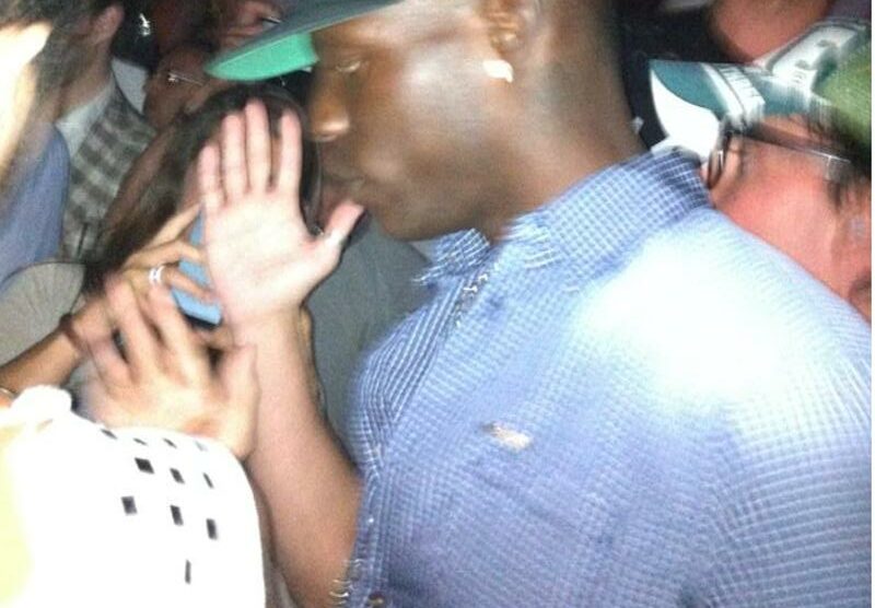 Mario Balotelli in discoteca a Carate Brianza