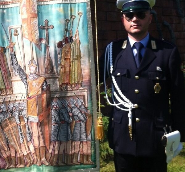 L’agente della Polizia locale Luigi Galanti.