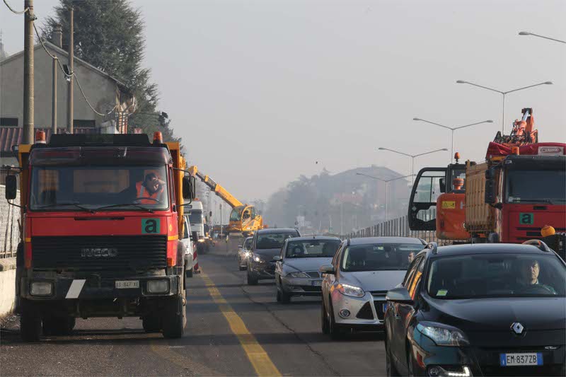 Uno scorcio di viale Lombardia