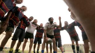 Monza, la prima partita del team di rugby dei detenuti