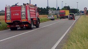 L’incidente in via per Ornago