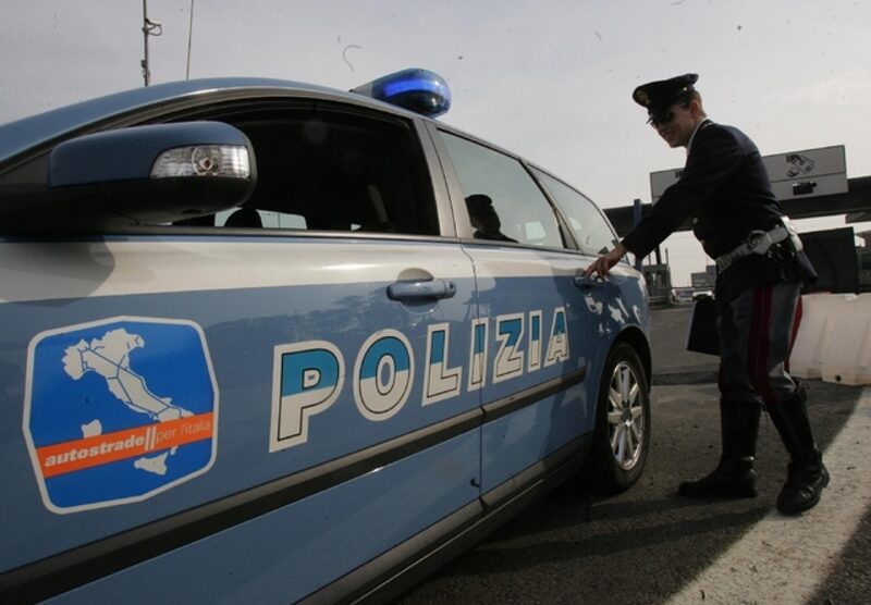 Intervenuta la polizia stradale