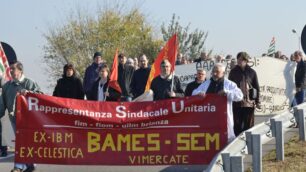 Protestano i dipendenti Bames