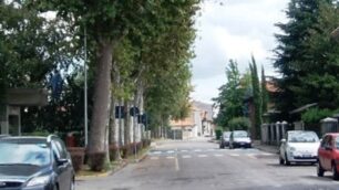 Via Manzoni,   il  luogo dell’aggressione a Paina.