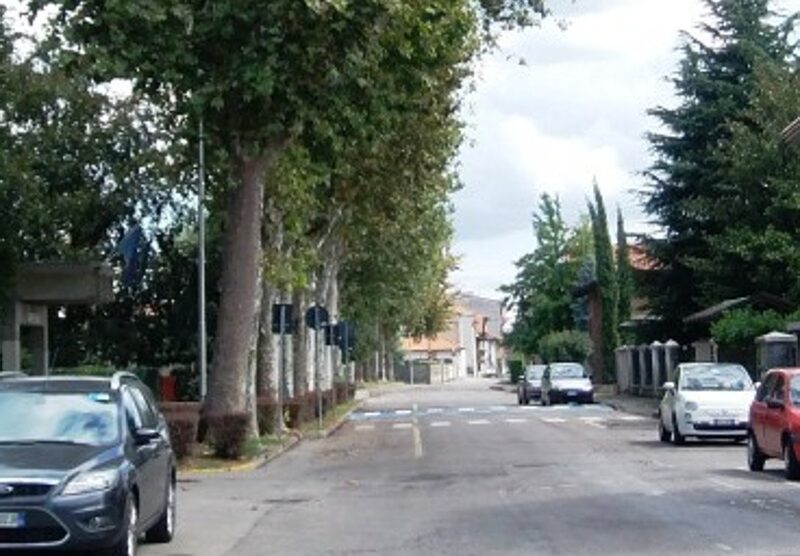 Via Manzoni,   il  luogo dell’aggressione a Paina.