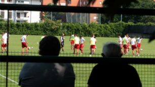 Calcio, il primo allenamento del Monza