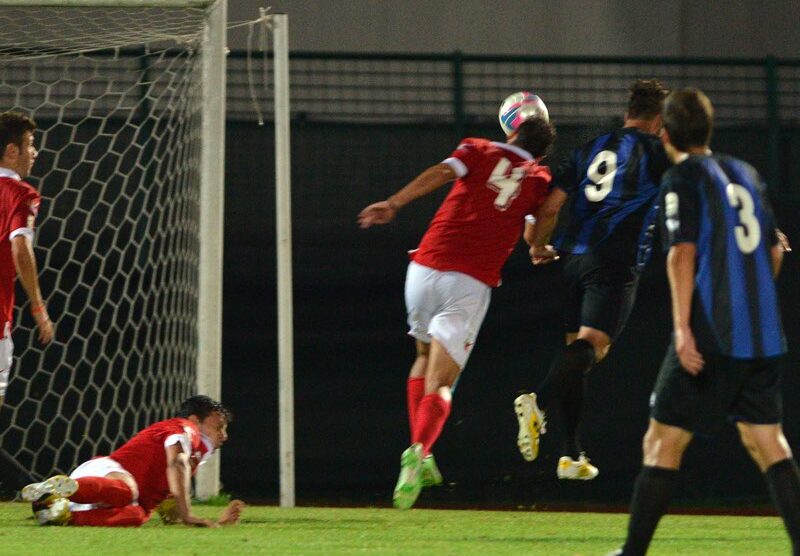 Calcio, il secondo gol del Renate contro il Como