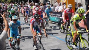 Ciclismo, la partenza della Coppa Agostoni a Lissone