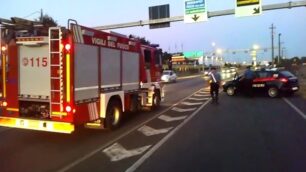 Vigili del fuoco in arrivo al Globo