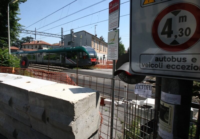 Il cantiere di via Bergamo a Monza