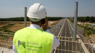 L’ispezione al cantiere di Pedemontana