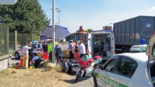 L’intervento dei soccorritori