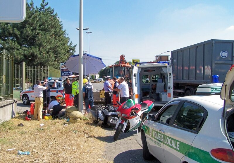 L’intervento dei soccorritori