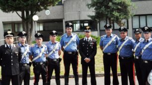Seregno, il comandante Alessandro De Venezia  nella caserma di piazza Prealpi