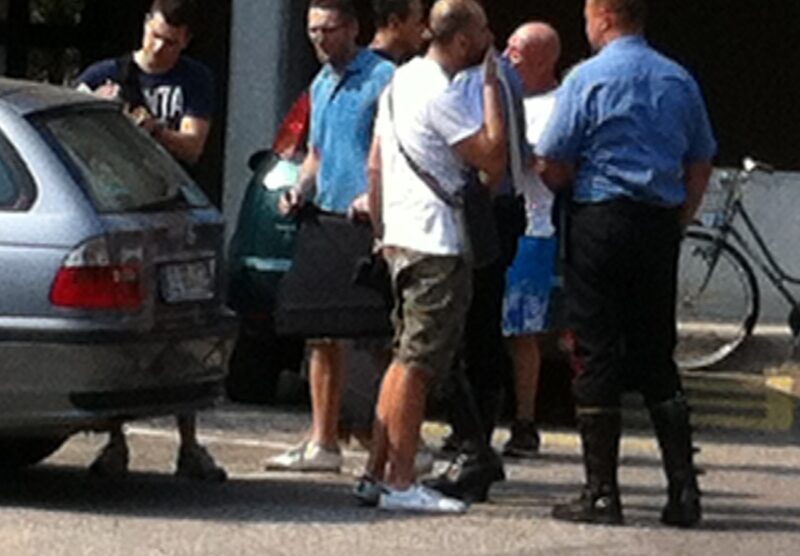 Brugherio:  carabinieri in divisa e in borghese in via Marsala il giorno della rissa