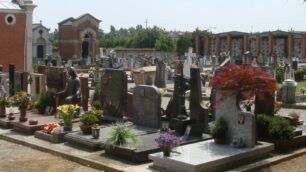 Il cimitero di Cavenago Brianza.