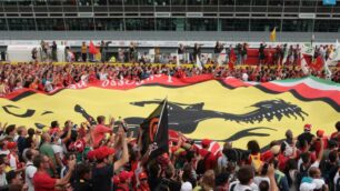 Tifosi Ferrari al Gran premio di Monza