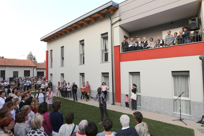 L’inaugurazione della residenza