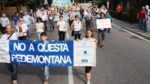 La protesta contro Pedemontana