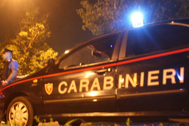 Il ragazzo è stato arrestato dai carabinier