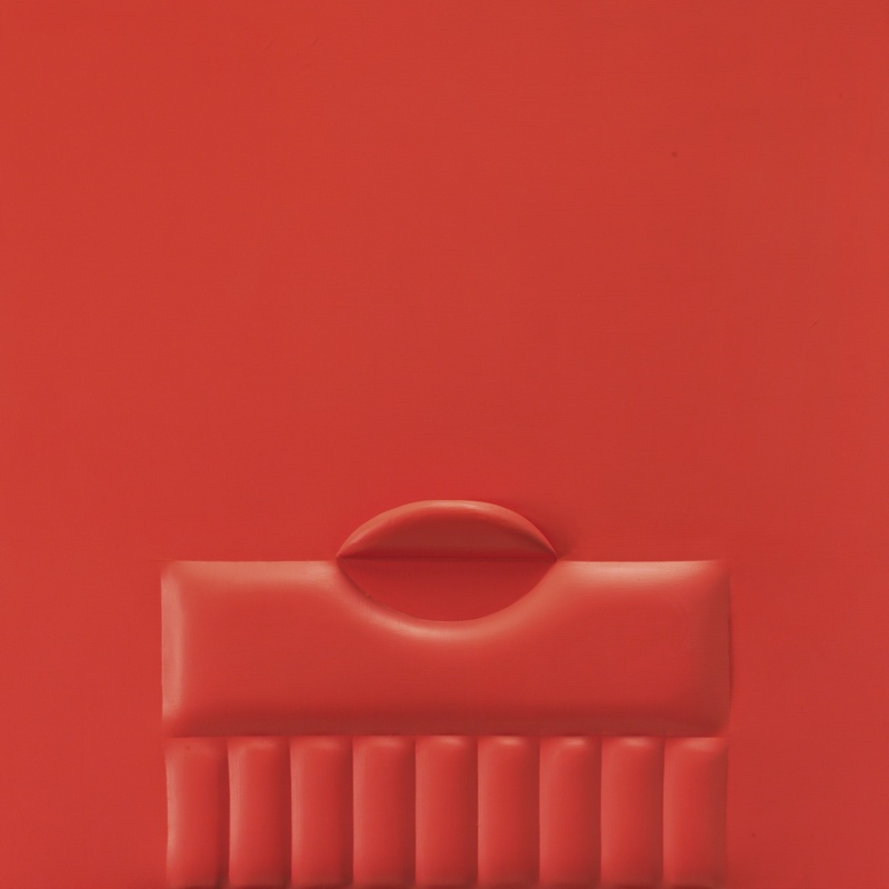 L’opera “Rosso” di Agostino Bonalumi battuta a Milano