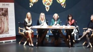 Un momento della presentazione della campagna contro la violenza sulle donne