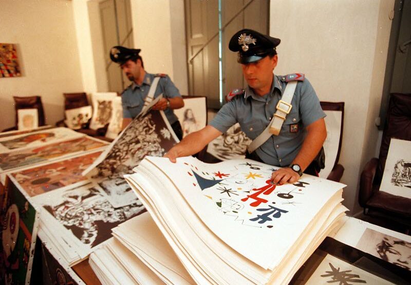 Maxi operazione dei carabinieri del nucleo tutela beni culturali