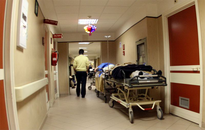 La corsia di un ospedale