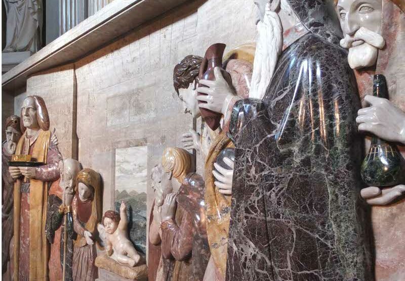 La natività di Buttini alla cappella di corte della Villa reale