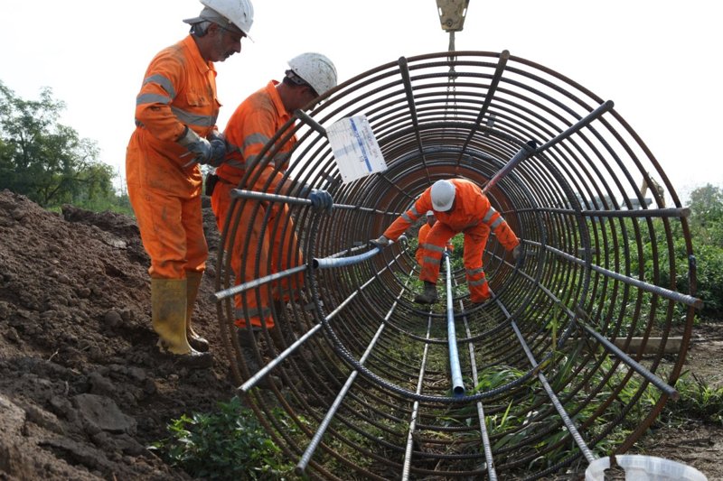 Alcune fasi di cantiere in Teem