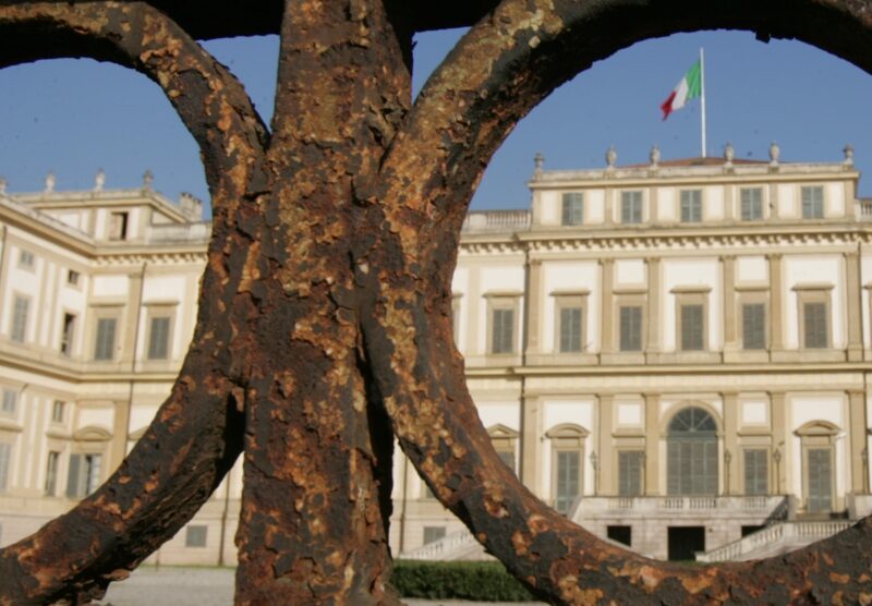 Uno scorcio della villa Reale di Monza Archivio