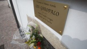 Monza, la targa per Lea Garofalo al cimitero di San Fruttuoso